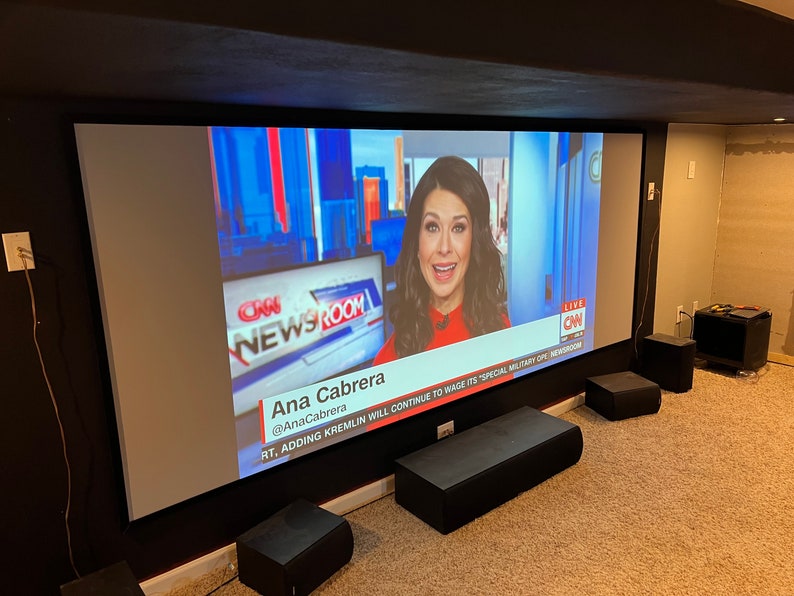 Epic 1 Custom Sized Home Theater Projection Screen Etsy