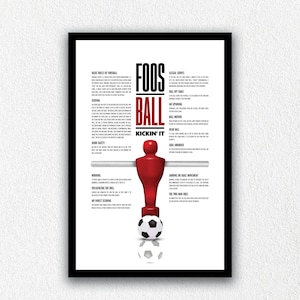 Foosball Rules - Etsy