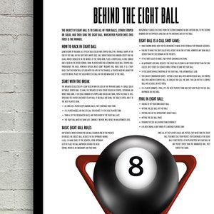 Pool Game Printable Eight Ball Rules of Eight Ball Billiards Pool Game Printable Eight Ball Rules of Eight Ball Billiards