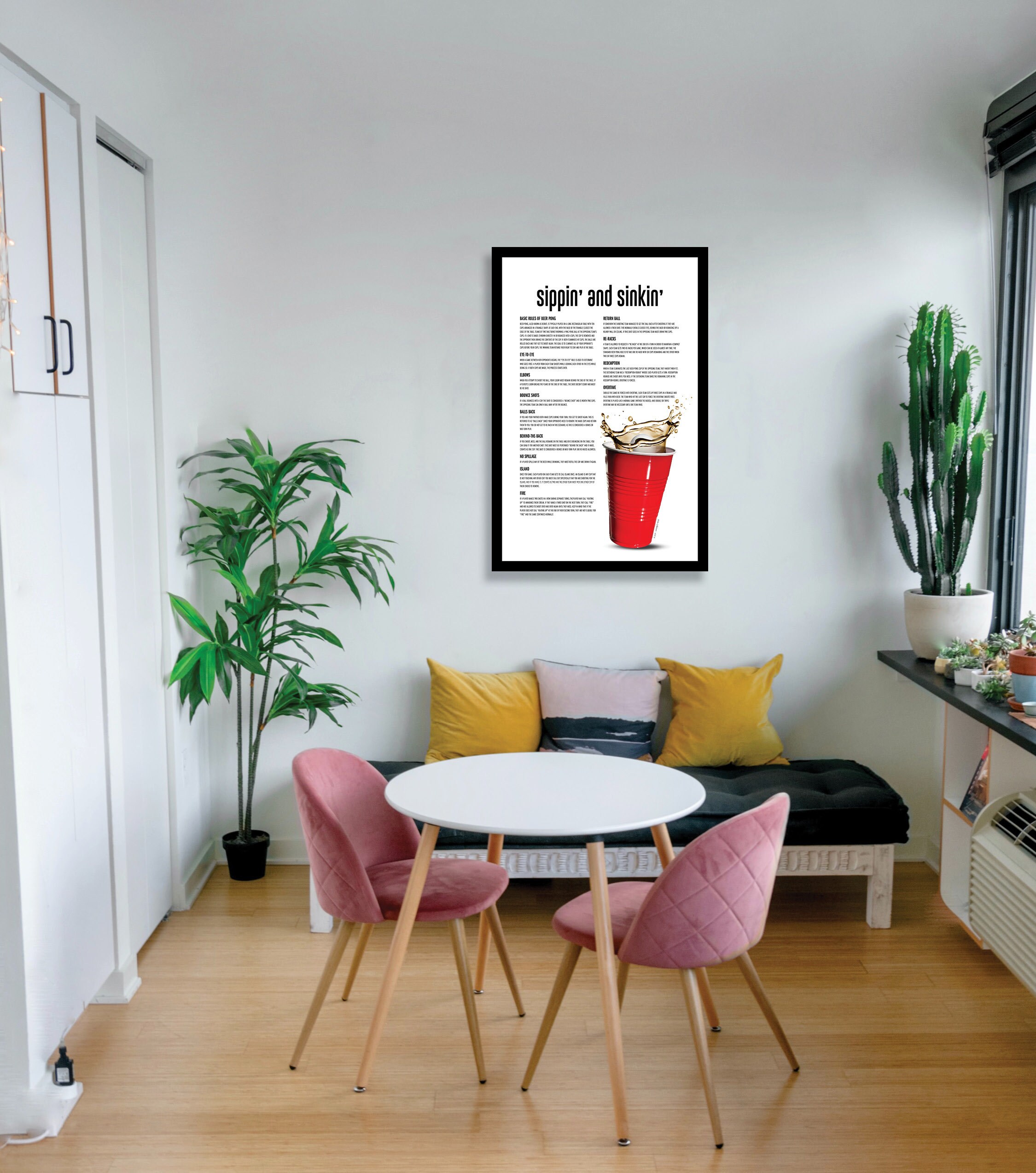 Beer Pong Game Printable Beer Pong Rules of Beer Pong Beer Digital ...