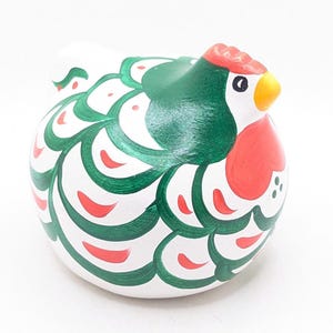 Vintage Happy Hens New Zealand Chicken Handmade Figurine