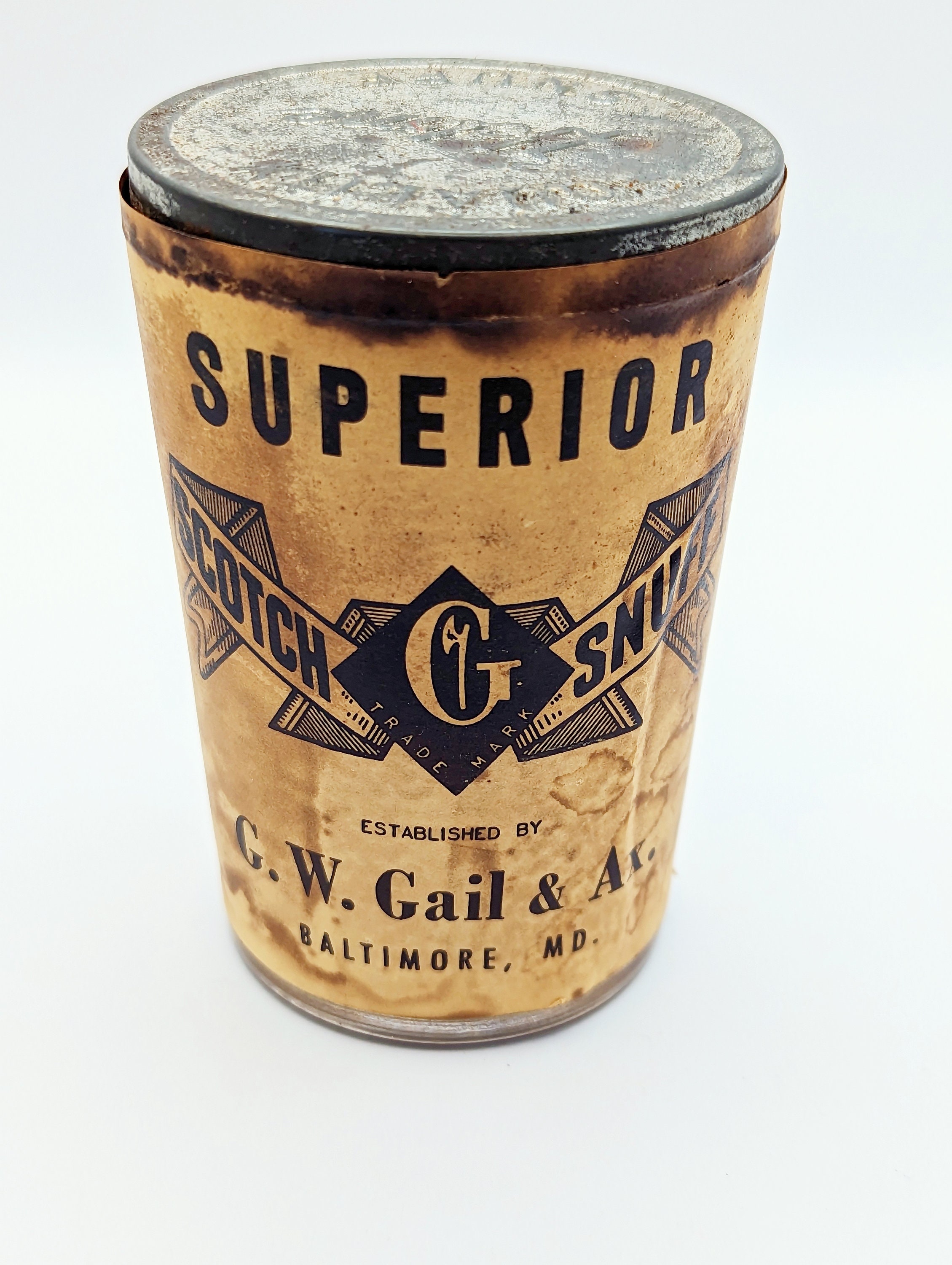 Vintage Tobacco Scotch & Rappee Snuff Bottle – Post Furnishings