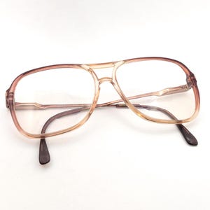 Vintage Adensco 8502 5068 Brown Translucent Oval Sunglasses Frames Only Adensco Eyewear - Etsy main image 4