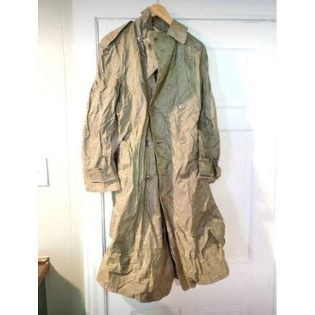 Men's 'Renny' Full-length Belted Raincoat Taupe