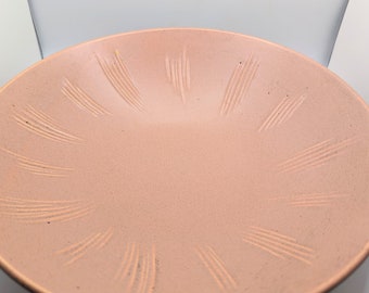 Large Vintage Inarco Japan Mauve Pink Pastel Ceramic Bowl Speckled Textured Salad Bowl Housewarming Gift Present