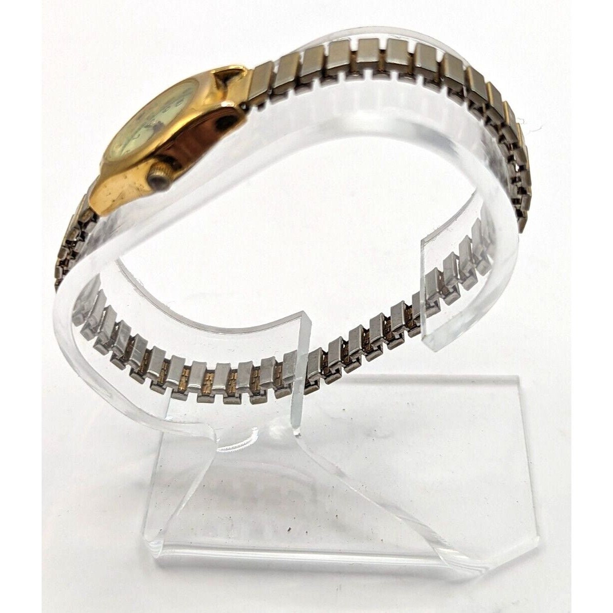 Vintage Sharp Women's Quartz Watch GT Expansion Band Oval Vintage Sharp Women's Quartz Watch GT Expansion Band Oval