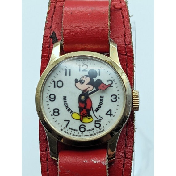 Vintage Swiss Bradley Walt Disney Mickey Mouse Wa… - image 2
