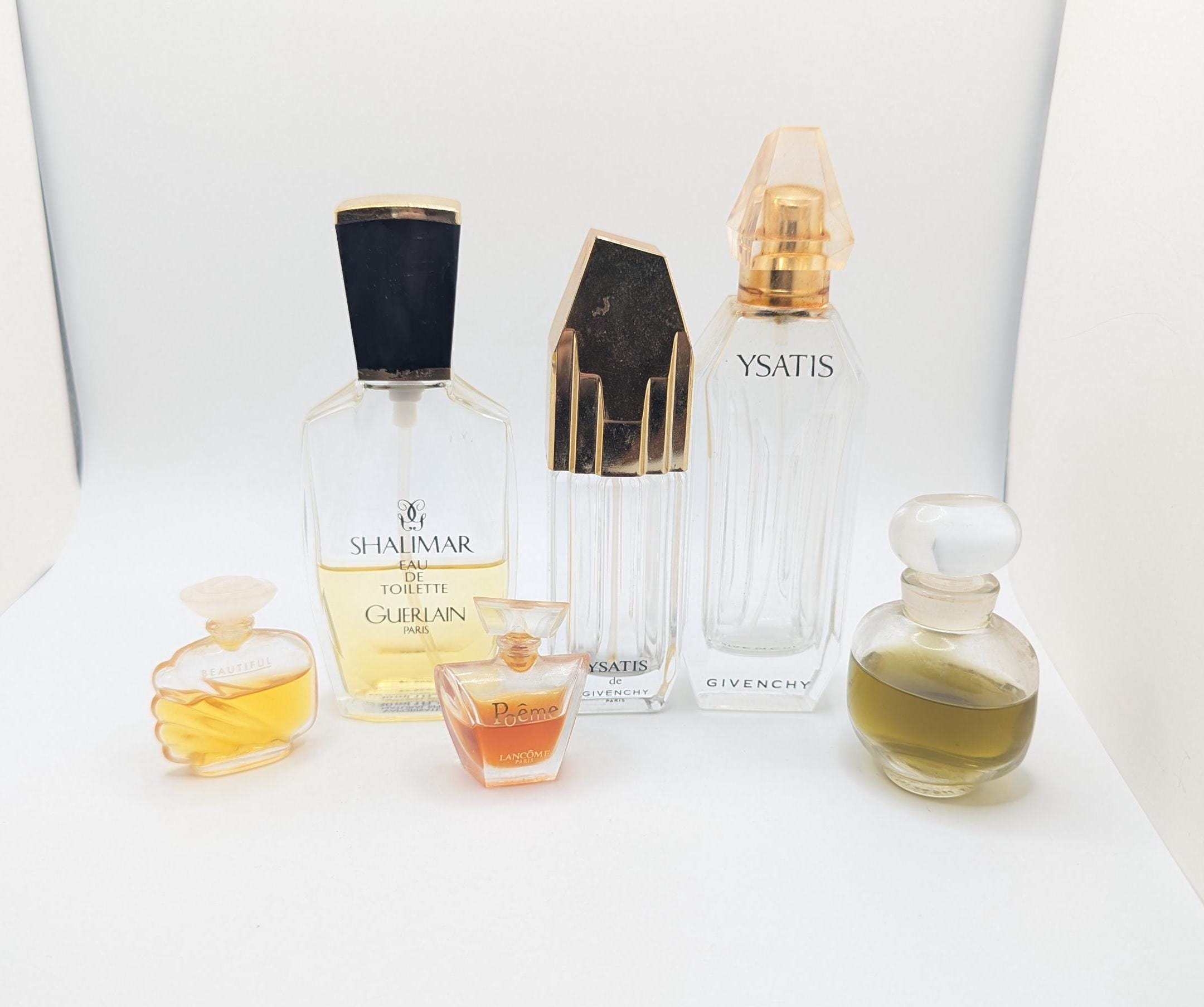 Lot of Vintage Perfumes and Bottles Emeraude Givenchy Ysatis