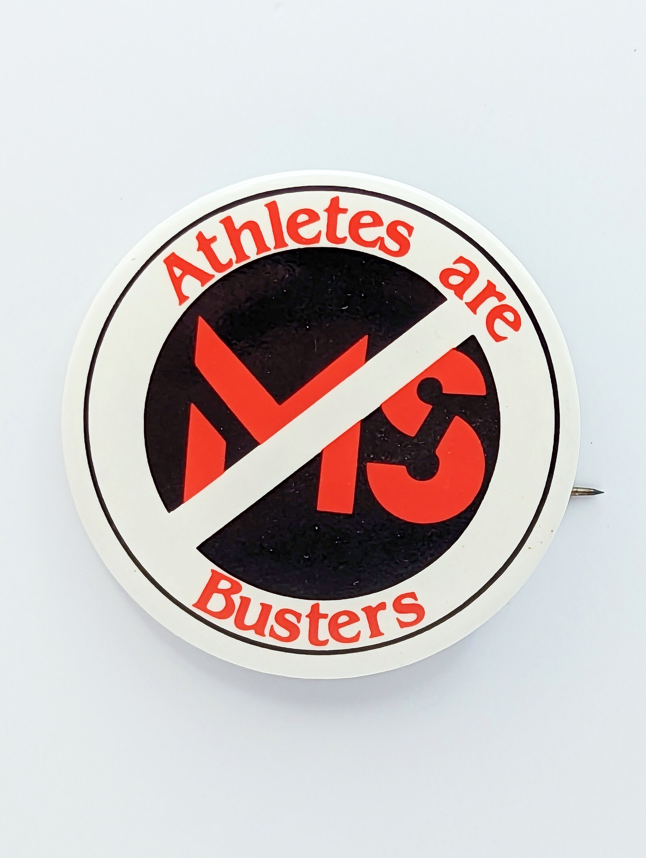 Vintage Athletes Are MS Busters Button Pin - 2 1/4 Inches - Multiple ...