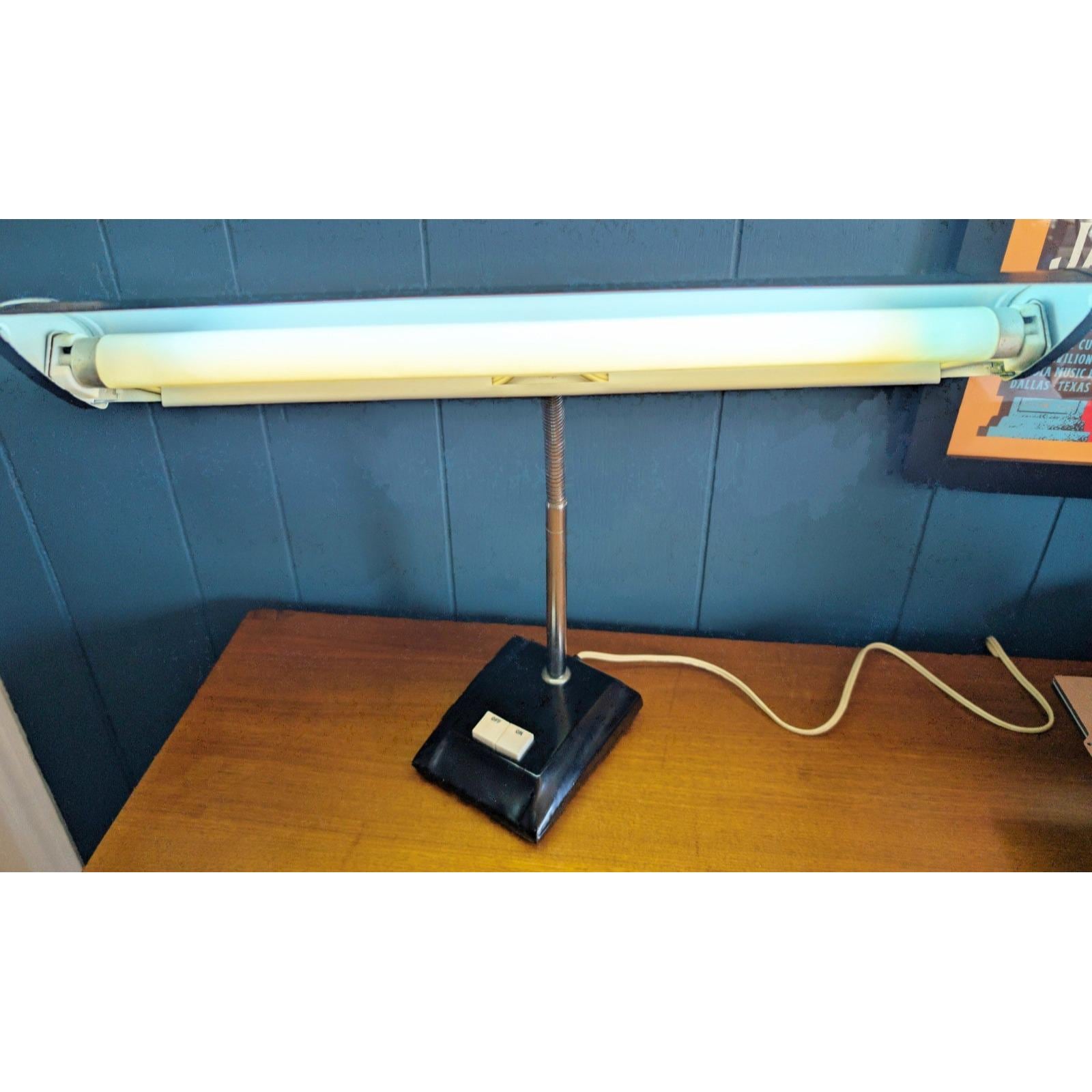 Vintage Retro Hamilton Industries Model 401 Fluorescent Black Desk