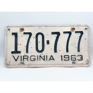 777 License Plate - Etsy
