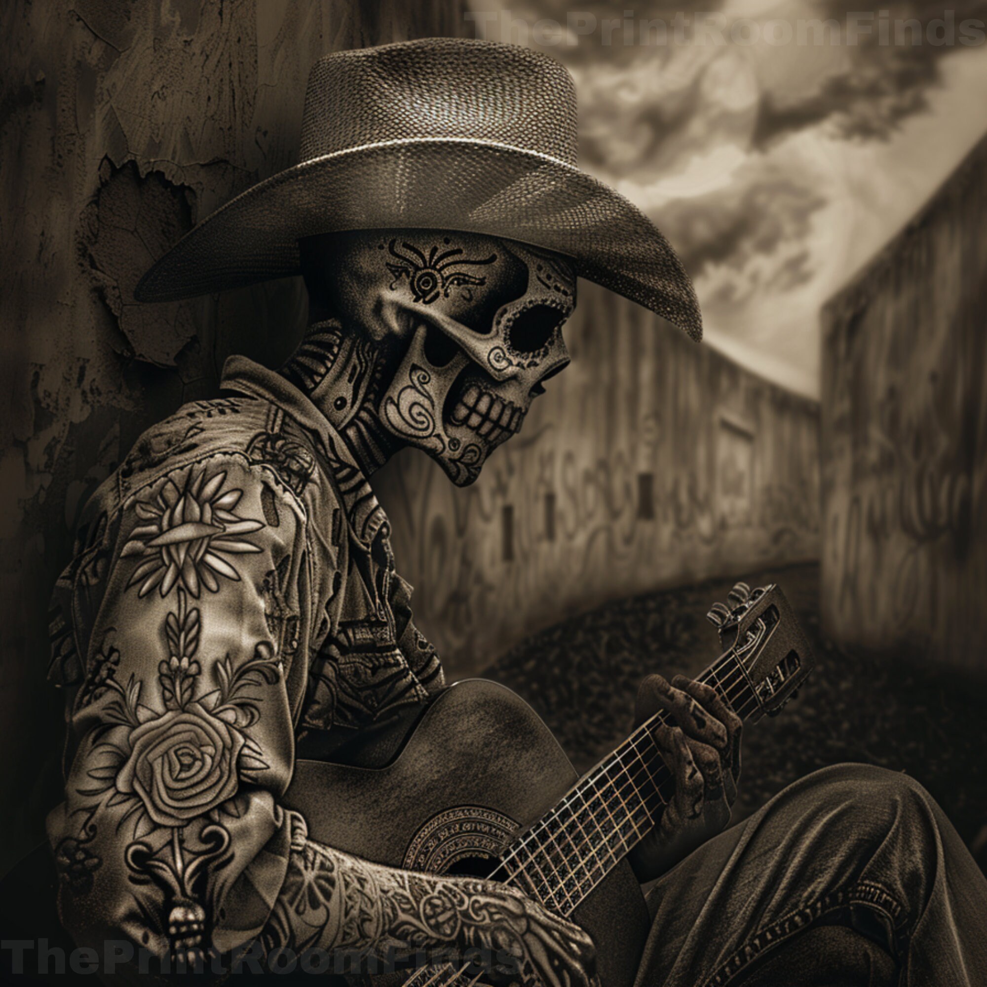 Prison Skull Tattoo - Etsy Canada