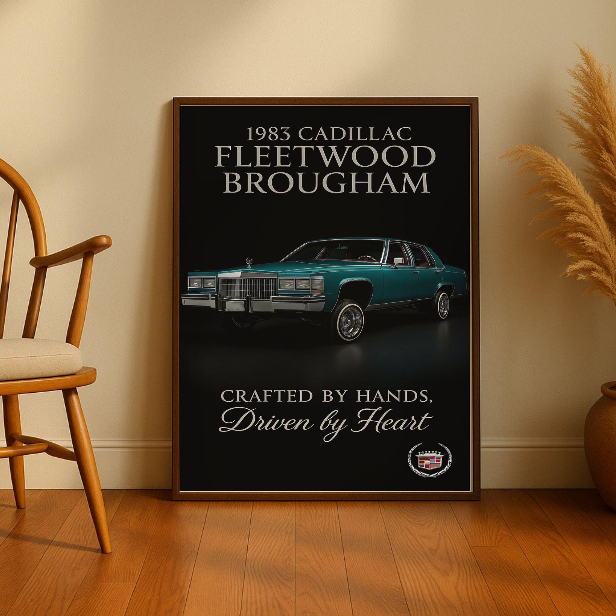 1983 Cadillac Fleetwood Brougham Lowrider Art Print: G-body