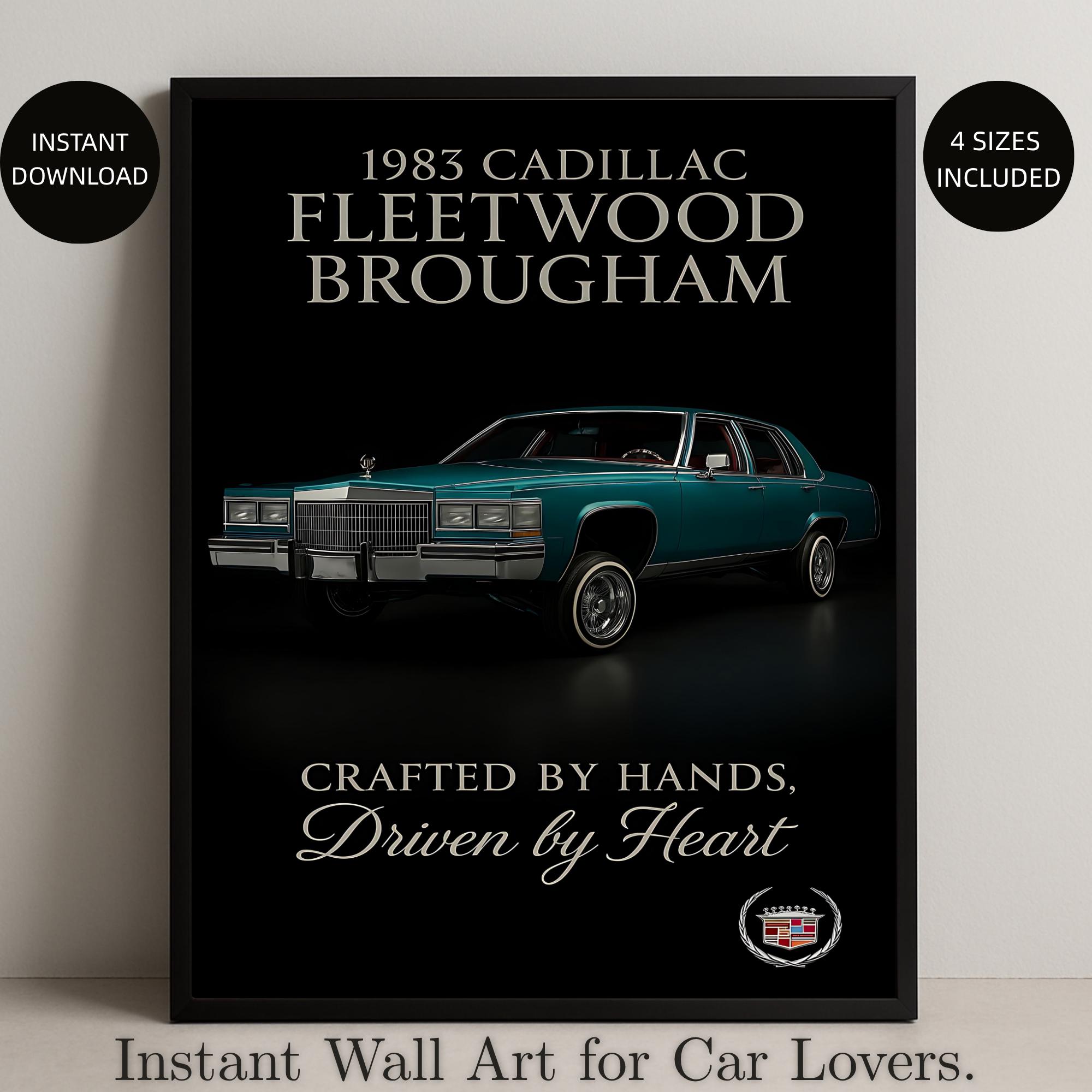 1983年式キャデラック・フリートウッド・ブロアム ローライダー アート