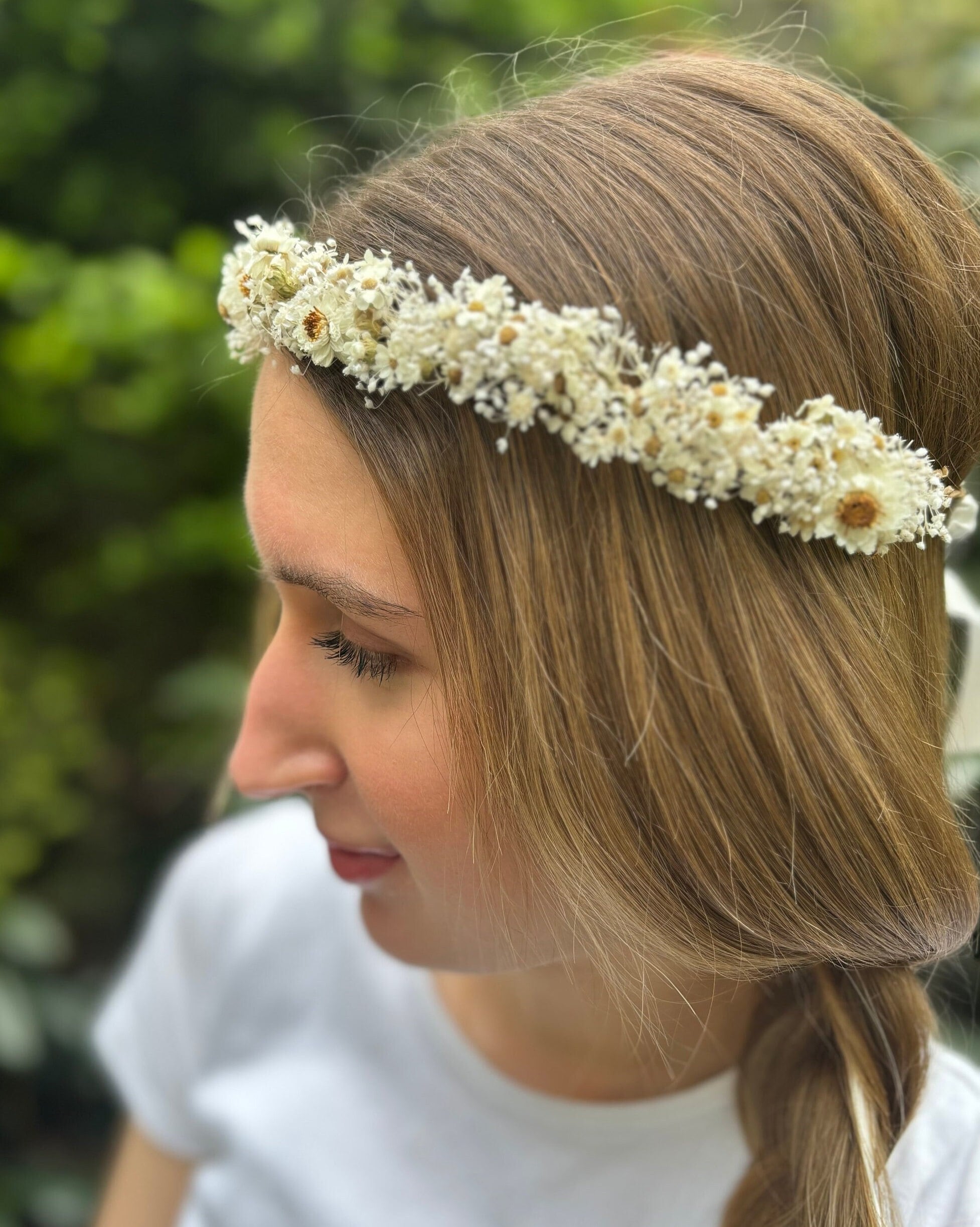 3x Sonnenblumen-Haarbänder – Adjustierbar, Boho-Stil, Für Hochzeit, Festival & Fotoshooting