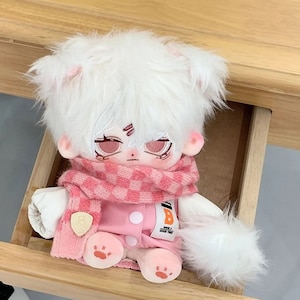 High-color peach dog 20cm cotton doll with tail plush doll doll girls gift cotton dolls