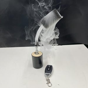 Máquina de humo portátil, pequeña máquina de humo portátil, líquido de niebla para fotografía de Halloween, regalo, fotografía en interiores y exteriores, efectos de videografía