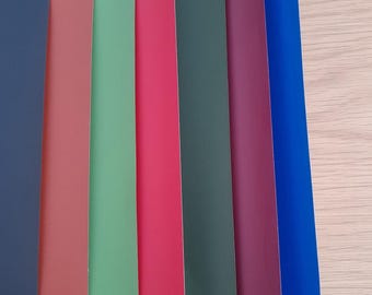 Lot de 7 toiles de reliure : Buckram pour bibliothèque, 525 x 335 mm (lot C)
