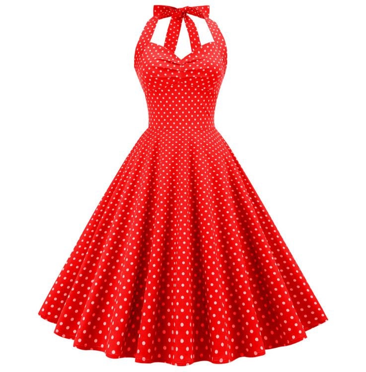 1950s Prom Dress 2023. 1950s Rockabilly Dress. Patterned Swing Party ...