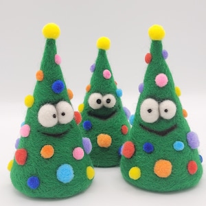 Felt figure, Christmas tree &quot;Ä Tännschen please&quot; cute Christmas felt figure