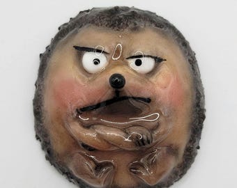 Fridge magnet, a hedgehog “Calorie Critic Karl”