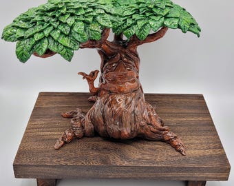 decorative figure, polymer clay bonsai tree