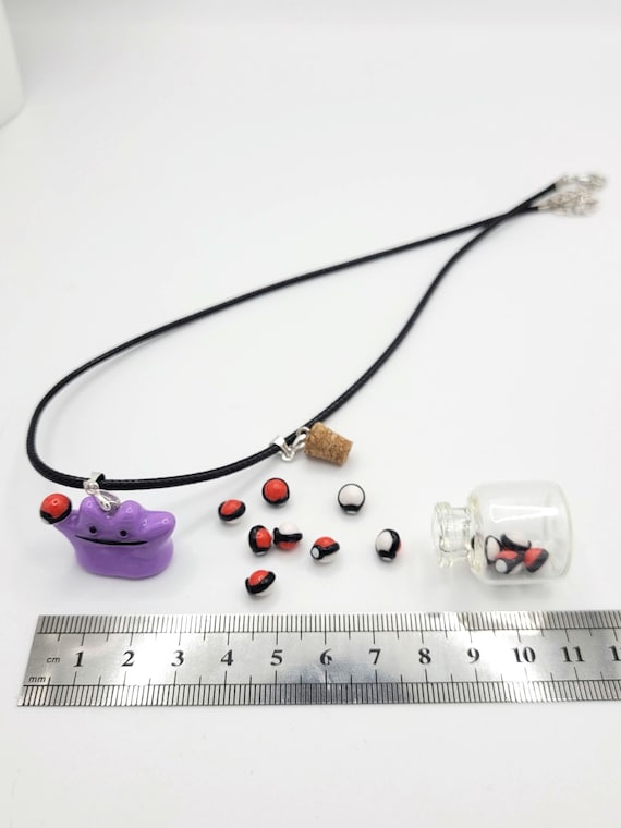 Necklace, Ditto Pokémon, Bottle Pokéball Necklace