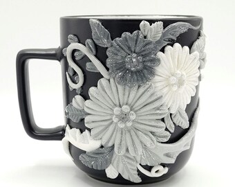 Coupe, coupe à fleurs, pâte polymère