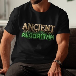 Antikes Algorithmus T-Shirt | Einzigartiges Programmierer Geschenk | Tech-Liebhaber Cyberpunk Tee | Programmierer Computer Shirt