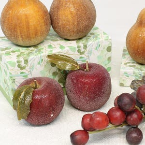 Gezuckerte Faux-Obst-Dekor: Herbsternte-Tischdekor
