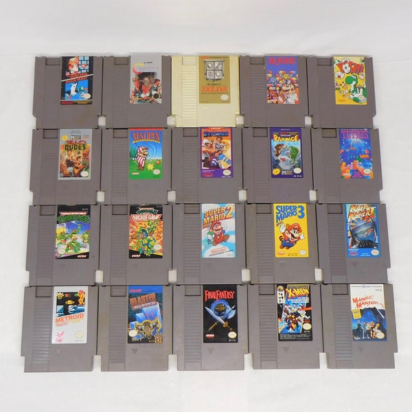 Vintage Nintendo Games, Your Choice, Large Collection of NES Games