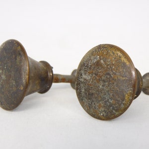 Antique Tin Knob, Salvaged Hardware, Tin Drawer Knob, Restoration Hardware, Furniture Knob