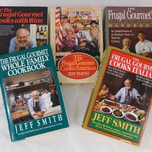 The Frugal Gourmet Jeff Smith Cookbook Collection Set of 5 Cook Books
