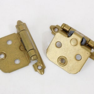 Dobradiça Amerock Bronze, par de dobradiças de sobreposição variável