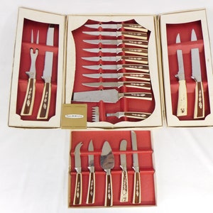 Cutlery Set,  Sheffield English Cutlery 19 Piece Treasure Chest Assorted Kitchen Tools