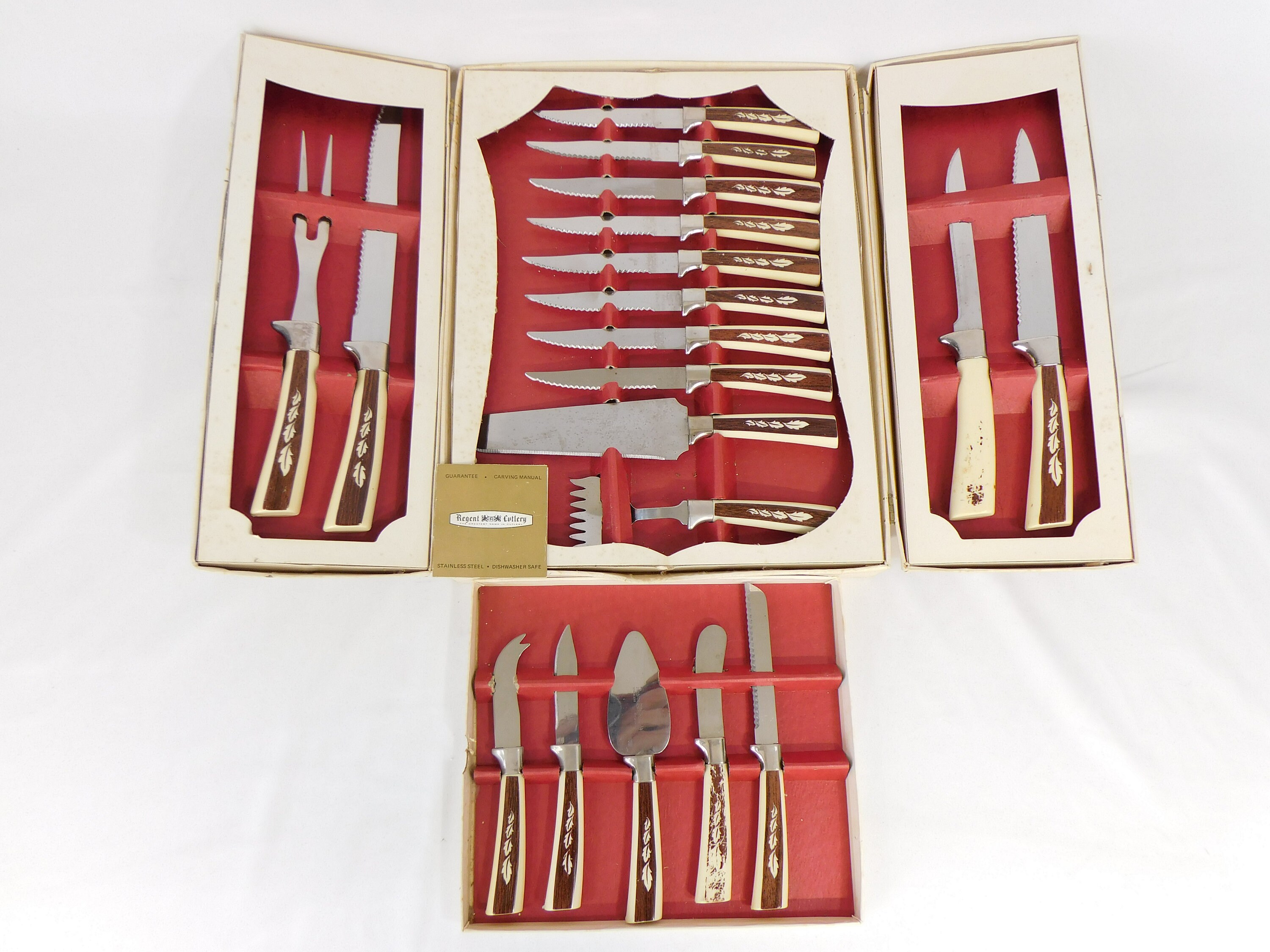 Kitchen Knife 19 Piece Cutlery Set Emperor Nineteen Made in USA 