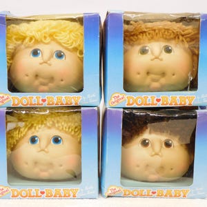 Puppen Herstellungspuppe Baby 1984 Martha Nelson Thomas NIB Ihre Wahl der Garn Kopf Puppe Farbe und Stil