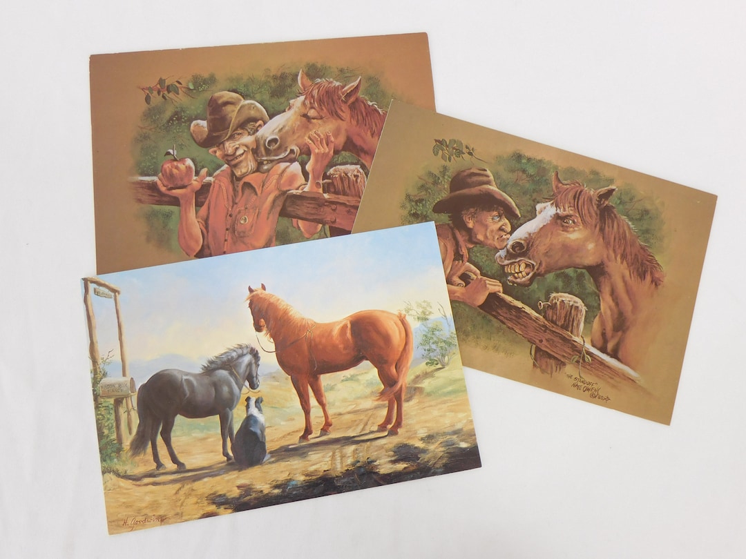 Leanin' Tree Greeting Cards, Artist Nate Owen, Artist H. Goodwine