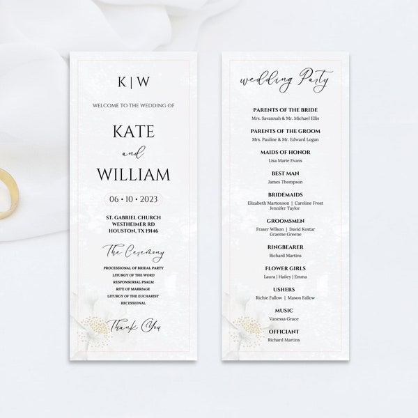 Printable Wedding Ceremony Program - Il 600x600.4773929547 Lr2w 
