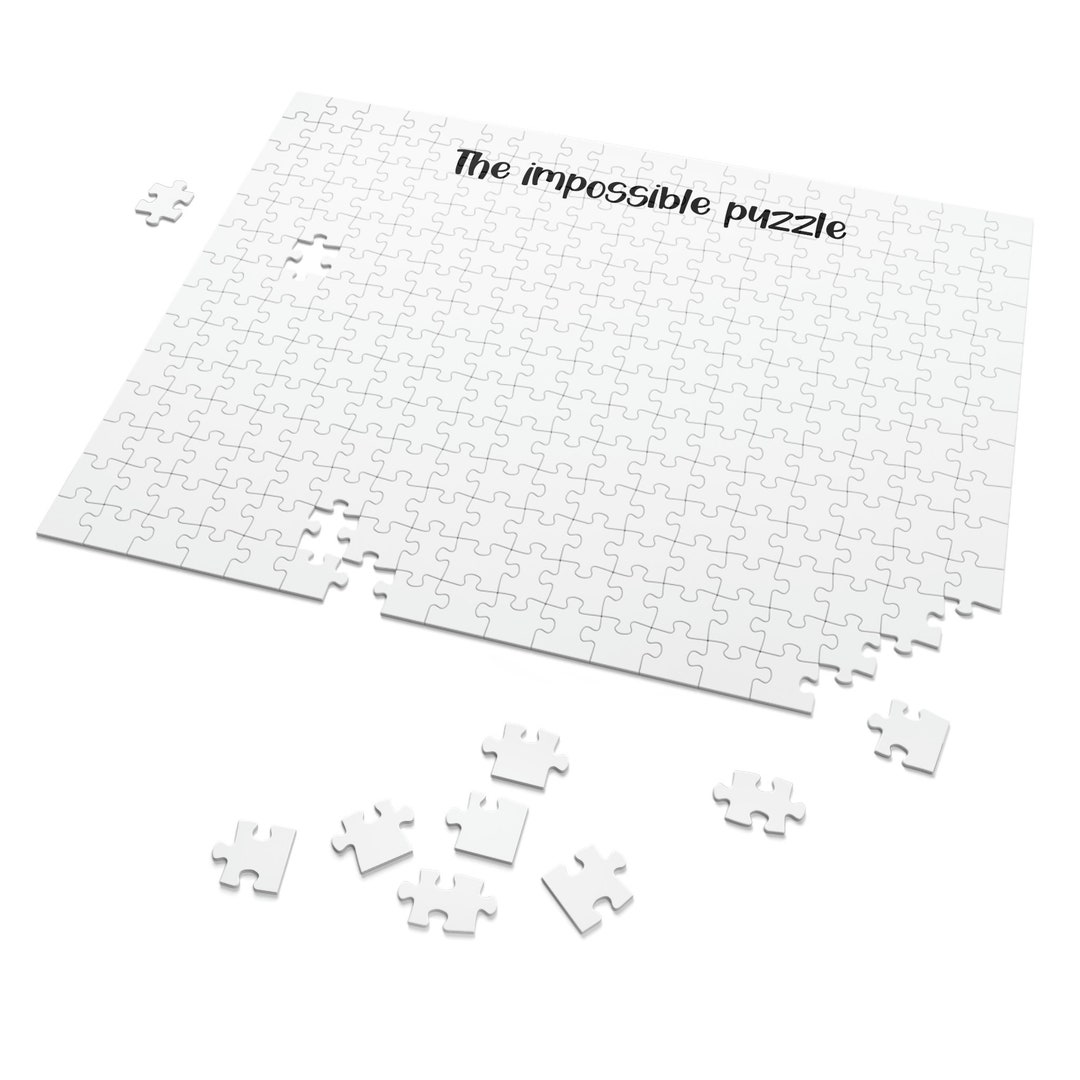 The Impossible Jigsaw Puzzle Funny Gift 30, 110, 252, 500,1000piece Etsy