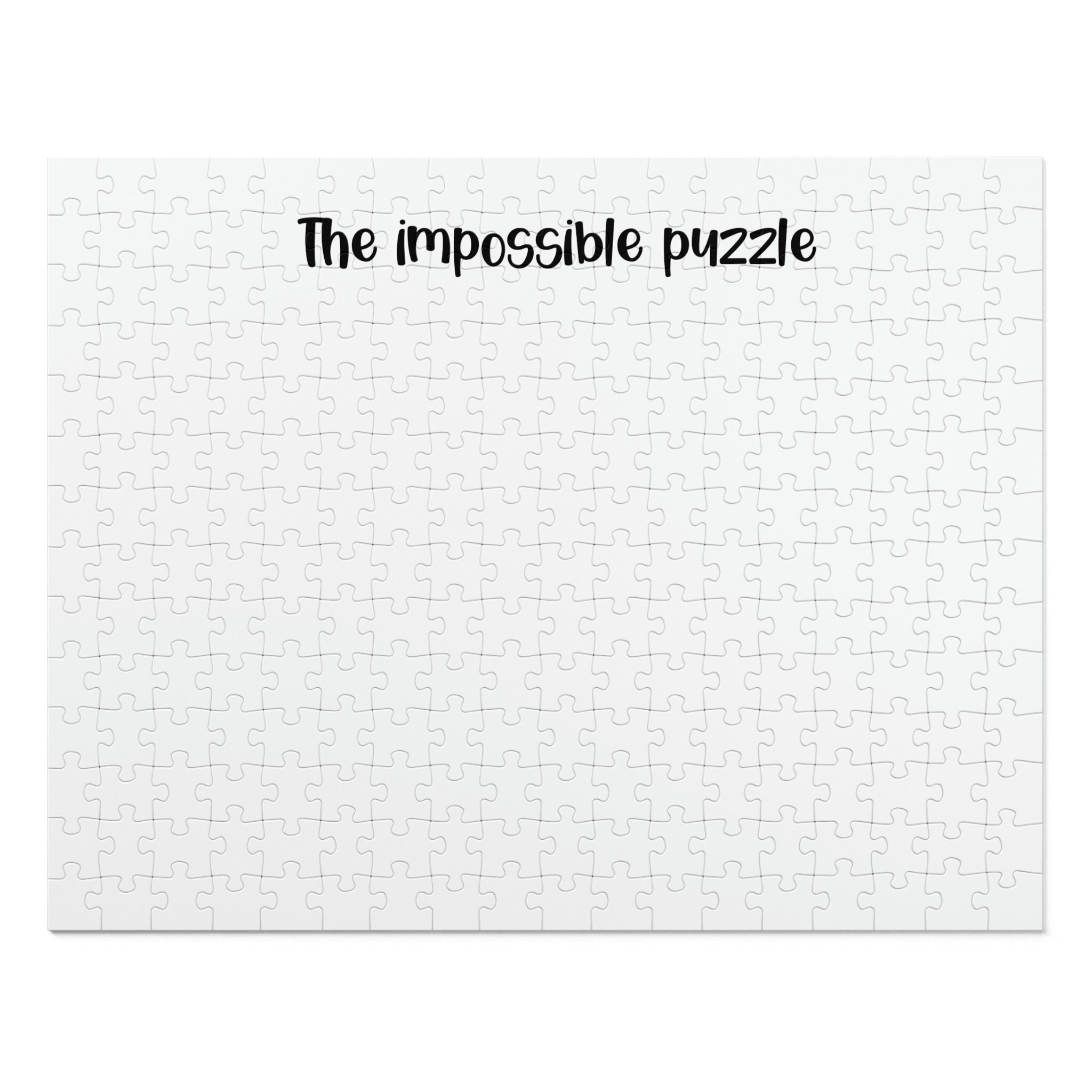 The Impossible Jigsaw Puzzle Funny Gift 30, 110, 252, 500,1000piece Etsy