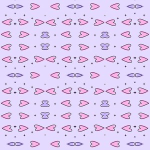 Valentinstag Herzen Digitales Papier Muster - Nahtlose Muster - druckbares Papier Set