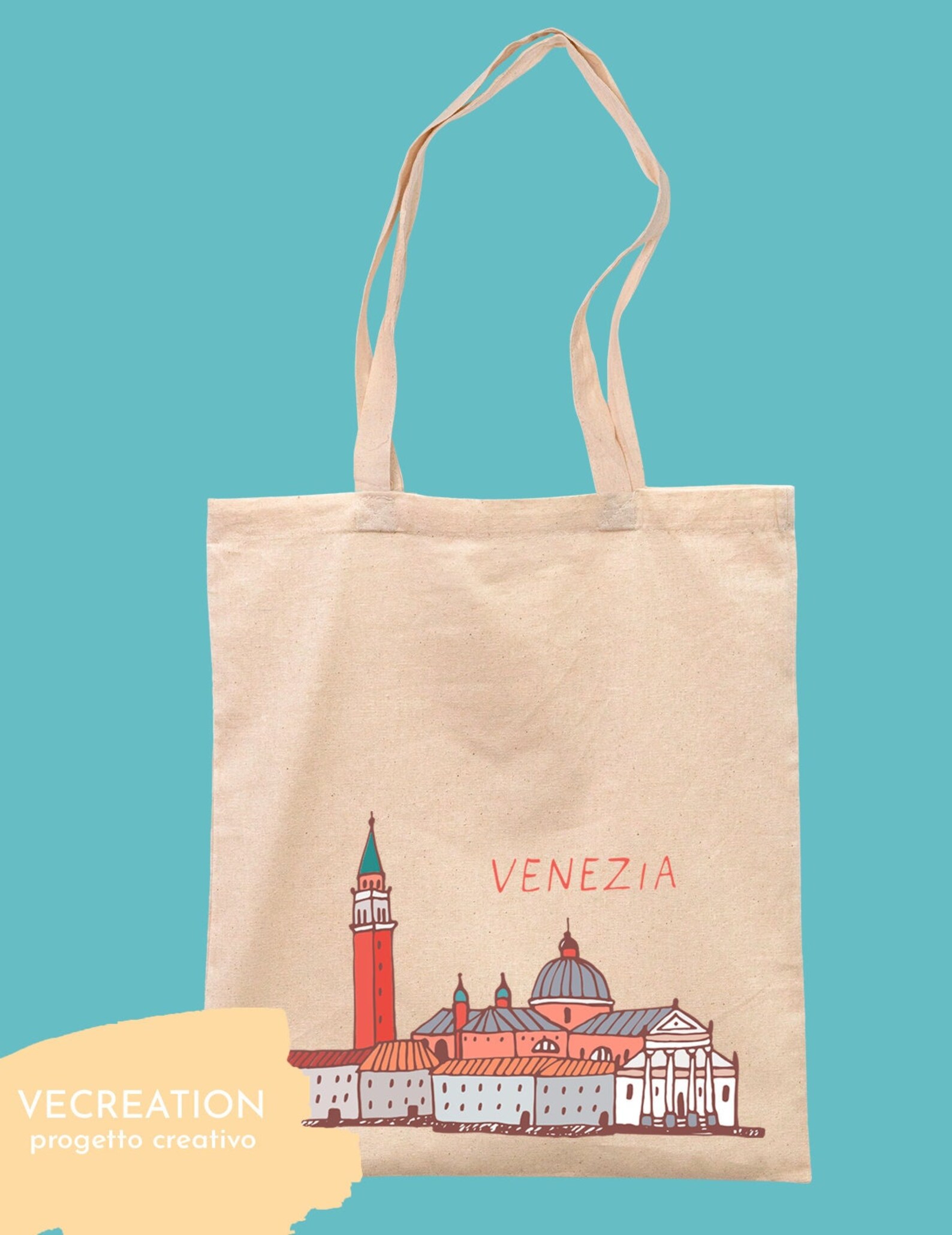 Tote Bag Venice Chiesa Di San Maggiore Venezia Italia Etsy