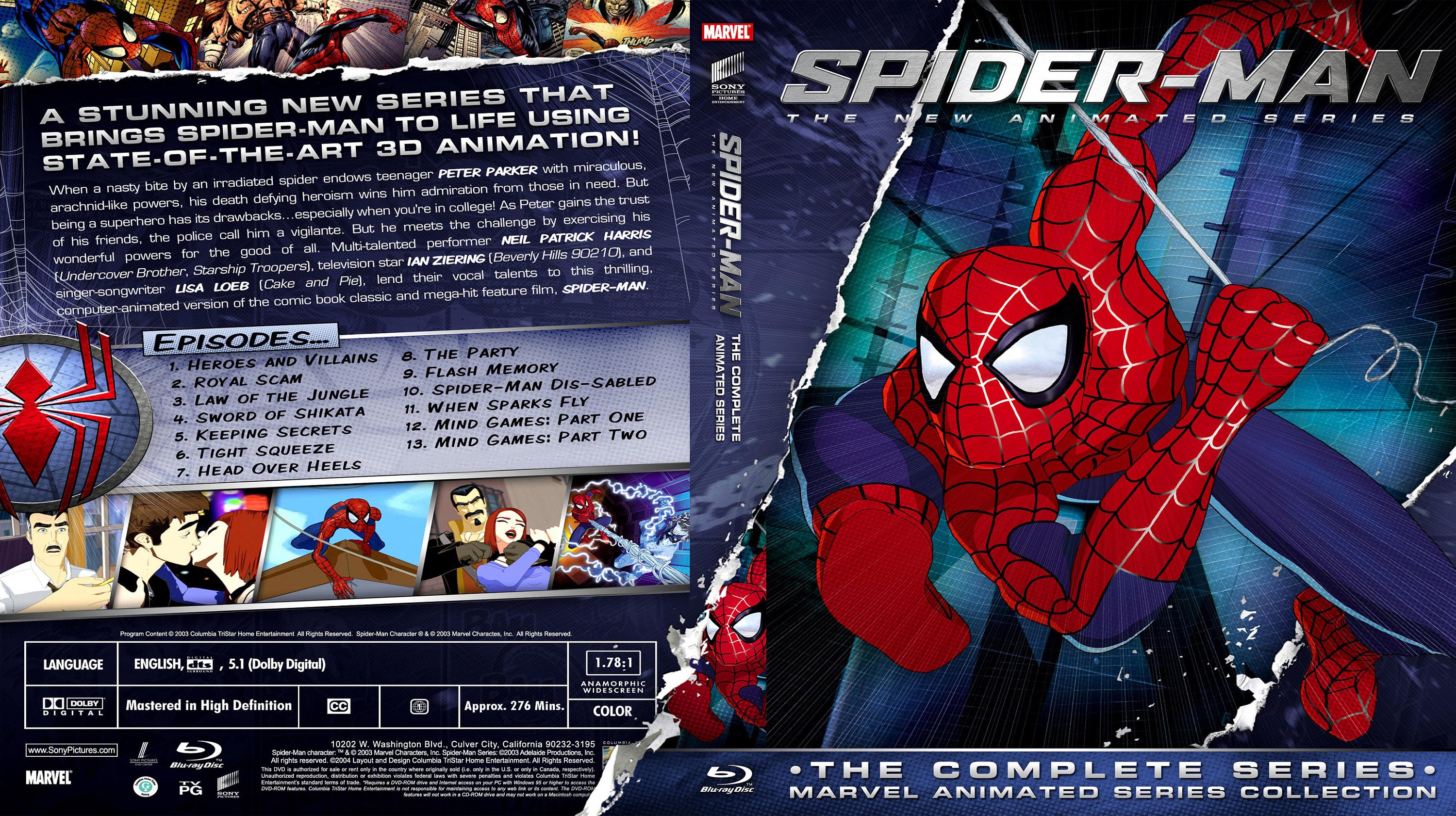 Spider-man: the New Animated Series Blu Ray - Etsy Spider-man: the New Animated Series Blu Ray - Etsy