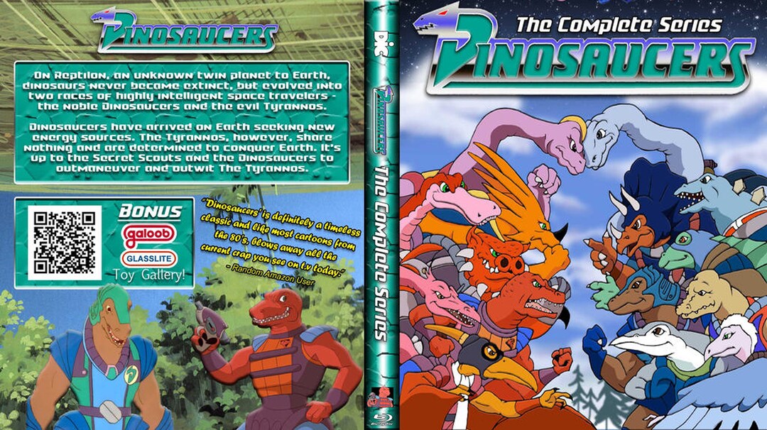 Dinosaucers the Series Blu Ray Etsy
