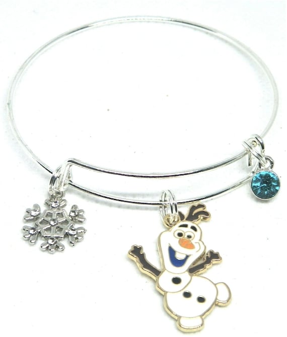 Olaf Bangle Charm Bracelet