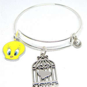 Pulsera con dije de Tweety Bird