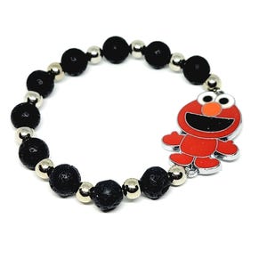 Elmo Beaded Stretch Bracelet