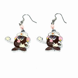 Mrs. Potato Head Dangle Drop Earrings