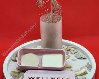 Personalized soap dish | Compact travel soap box | Zero Waste | 3D printed
